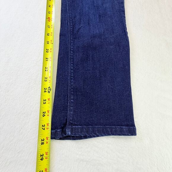 J. Jill Women’s  Jeans Size 14P High Rise Straight Leg Dark Wash Blue Denim - Picture 8 of 9